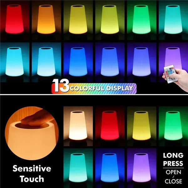 Colorful Touch Night Lamp